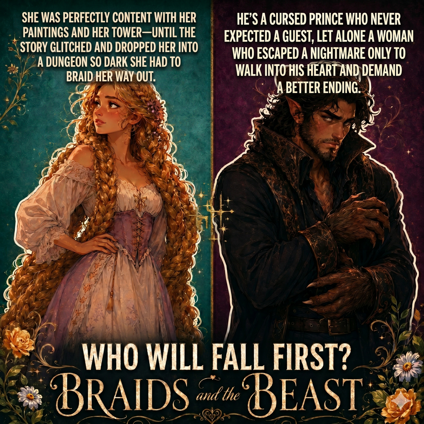 Braids and the Beast: A Rapunzel Meets the Beast Fractured Fairy Tale (ebook)